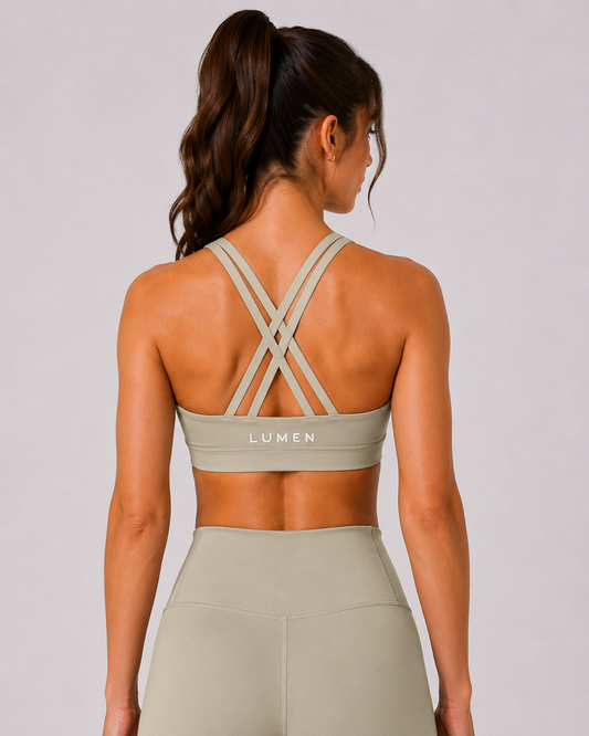 Strappy Criss-Cross Sports Bra