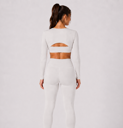 Women’s Cutout Long Sleeve Yoga Shrug