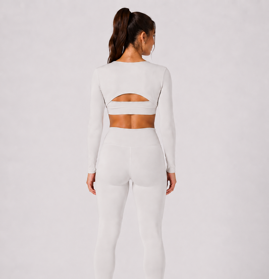 Women’s Cutout Long Sleeve Yoga Shrug