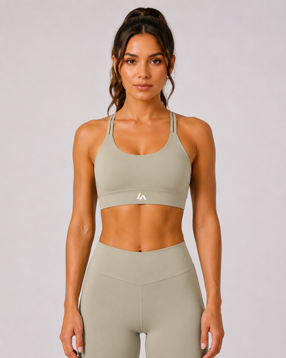 Strappy Criss-Cross Sports Bra