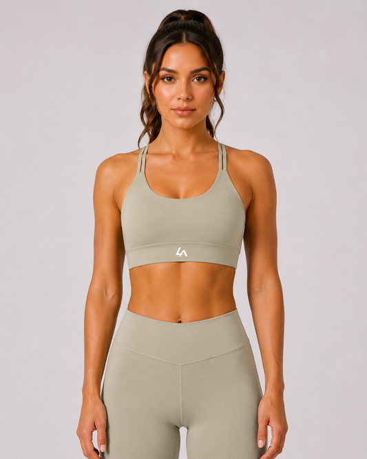 Strappy Criss-Cross Sports Bra
