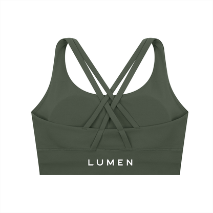Strappy Criss-Cross Sports Bra